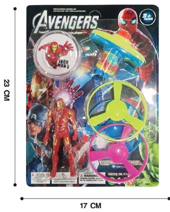 Iron Man yo yo+UFO gyro   ITEM NO.： W047860
