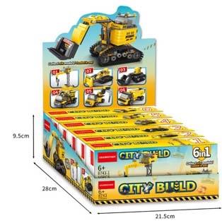 Dismantling and reassembly of 535PCS for the Six in One project (6-pack)   ITEM NO.： W045805
