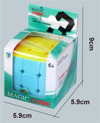 Solid colored bread third-order Rubik's Cube   ITEM NO.： W042939