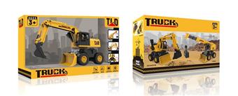 1.16 Inertial four-wheel excavator (with lighting and sound)   ITEM NO.： W047390