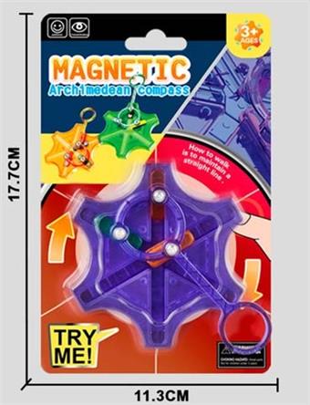 New magnetic Archimedes compass pressure relief toy 24pcs/box   ITEM NO.： W041541