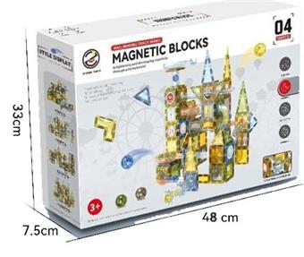 168PCS Fei Diamond Magnetic Plate Ball Track   ITEM NO.： W046363
