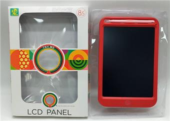 LCD writing board monochrome 8.5-inch (with vacuum sealed delivery battery, screwdriver, and pen)   ITEM NO.： W056585