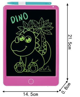 LCD writing board monochrome 8.5-inch (with battery and screwdriver included)   ITEM NO.： W056597