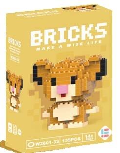 Mini Xinxin Lion 135PCS (low-priced impulse version)   ITEM NO.： W045885