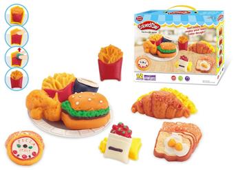 Hamburger Bread Pizza Series Clay   ITEM NO.： W053216