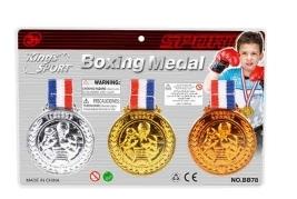 Double vacuum boxing medal   ITEM NO.： W063265