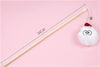 Hat Snowman Teasing Cat Stick   ITEM NO.： W062350