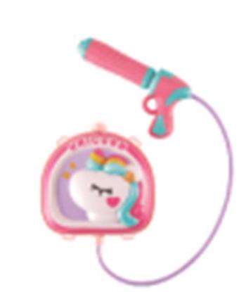 Backpack water gun - Rainbow Horse manual version   ITEM NO.： W043644