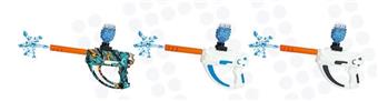 Model B, Water Bullet Electric Gun (with battery, magnifying glass, muffler, USB charging cable, 2 packs of water bullets)   ITEM NO.： W063112