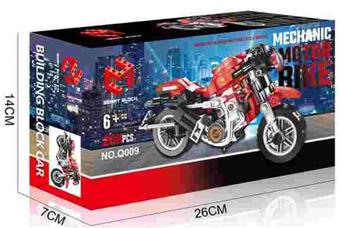 268PCS Building Blocks - Motorcycle Racing Series   ITEM NO.： W059973