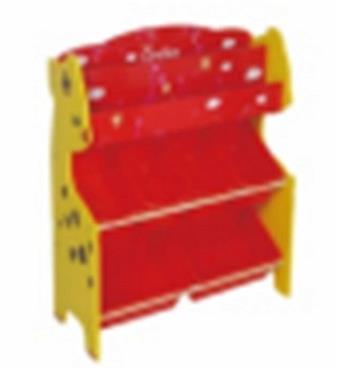 Small bookshelf deer multifunctional storage rack yellow   ITEM NO.： W043655