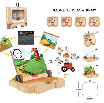 Puppy Math Scene Learning Box (Large)   ITEM NO.： W061586
