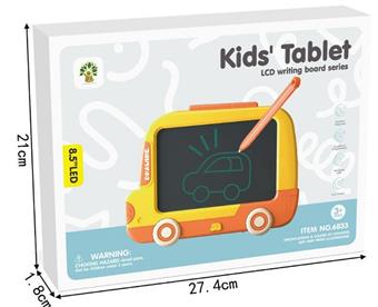 Colorful cartoon bus writing board   ITEM NO.： W056550