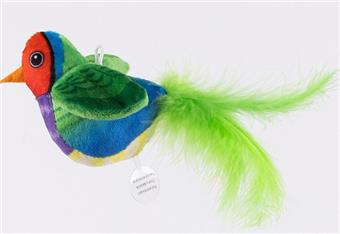 Pet toys, cat toys, plush toys called "Little Bird" series, simulation animals   ITEM NO.： W062509
