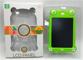 LCD Writing Board Color Frog 8.5-inch (with vacuum sealed delivery battery, screwdriver, and pen)   ITEM NO.： W056578