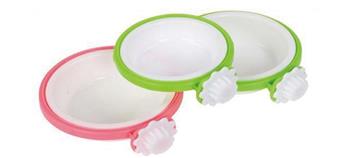 Pet Supplies Feeding Bowl Cat Food Bowl Dog Food Bowl Drinking Bowl Hollow Small Hanging Bowl   ITEM NO.： W062476