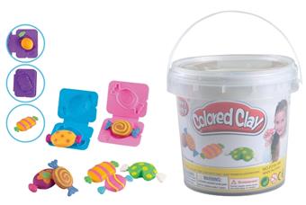 Candy with 12 color clay   ITEM NO.： W053343