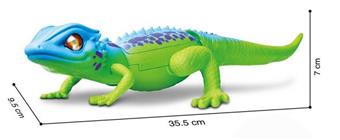 Infrared remote control lizard/cartoon animal model with sound and light, no electricity included, children's electric remote control toy   ITEM NO.： W055135