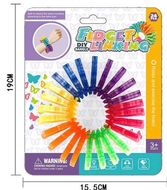 Fingertip wristband puzzle toy (12 pieces/box)   ITEM NO.： W041590