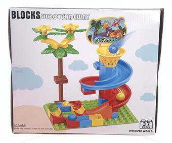Shooting Ball Track Blocks 37PCS   ITEM NO.： W046472