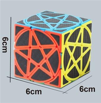 Five pointed star solid color Rubik's Cube puzzle puzzle puzzle puzzle puzzle puzzle puzzle toy for stress relief and release finger game   ITEM NO.： W042835
