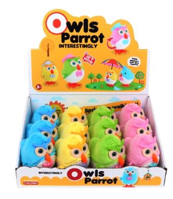 Hat wearing two tone owl   ITEM NO.： W062595
