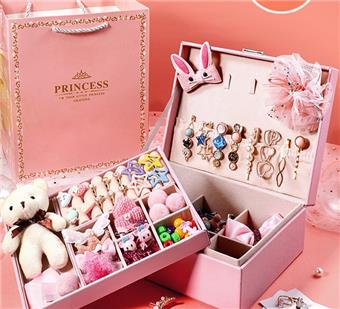 Star Dream Fairy Tale [Ultimate Edition] Single layer 56 piece Girl Jewelry Set (Gift Bag)   ITEM NO.： W062895
