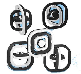 Infinite Flip 3D Gyroscope   ITEM NO.： W041724