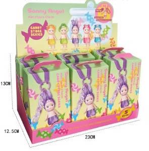 6 models of Candy House series figurines with keychains for children's fun cartoon figurines and collectible toy ornaments   ITEM NO.： W049158