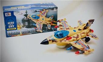 Camouflage lighting music universal electric fighter, electric aircraft, military aircraft   ITEM NO.： W054311