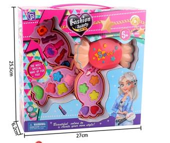 Factory version 3-layer new candy and cosmetics set   ITEM NO.： W058138