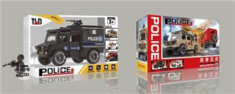 Inertial City Police Series - Special Police Vehicle (with Doll) with Light and Sound   ITEM NO.： W047403