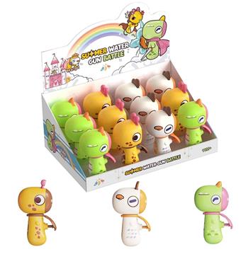 Dinosaur/Giraffe/Duck Water Gun 12 pieces/box   ITEM NO.： W066964