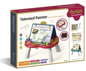 Magnetic elliptical double-sided drawing board (with feet)   ITEM NO.： W057029