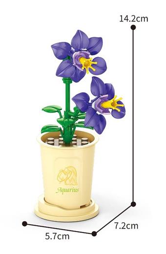 Aquarius Violet 30PCS Micro Particle Building Blocks   ITEM NO.： W044904