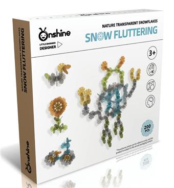 Natural Transparent Snowflakes 200pcs - Snowflakes Fluttering   ITEM NO.： W043589