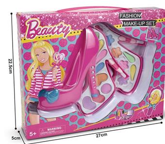 Fashion Barbie Crystal Shoes 2-Layer Makeup Box Set   ITEM NO.： W058112