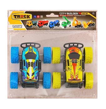 Dual inertia off-road tin car   ITEM NO.： W046985