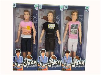 New 11.5-inch solid 9-joint fashionable fashion men's Barbie 3 mixed styles   ITEM NO.： W055457