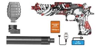 Electric Desert Eagle Water Bullet Gun   ITEM NO.： W063633