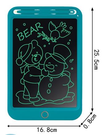 LCD writing board monochrome 10 inch (with battery and screwdriver included)   ITEM NO.： W056591