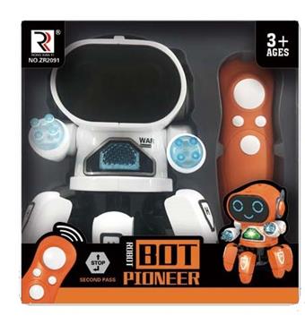 Infrared remote control six claw robot with lights and music (not including electricity)   ITEM NO.： W054609