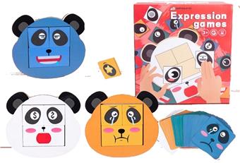 Panda expression face changing puzzle   ITEM NO.： W043996
