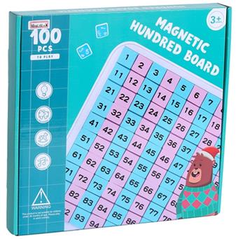 Double sided magnetic hundred board   ITEM NO.： W044170