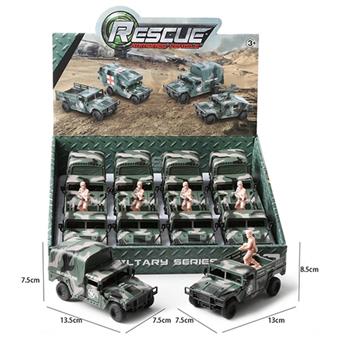 Inertial Hummer military vehicle (8 units, 2 mixed models)   ITEM NO.： W041747