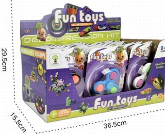 Three Leaf Bubble Music Top (21 pieces/box)   ITEM NO.： W041528