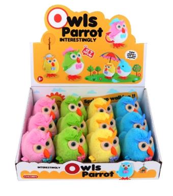 Solid color owl (12PCS)   ITEM NO.： W062587