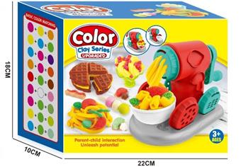 Noodle machine color clay DIY set (single 2-color mixed)   ITEM NO.： W051899