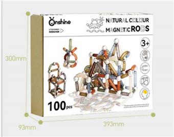 Natural Magnetic Rod 100pcs   ITEM NO.： W043614